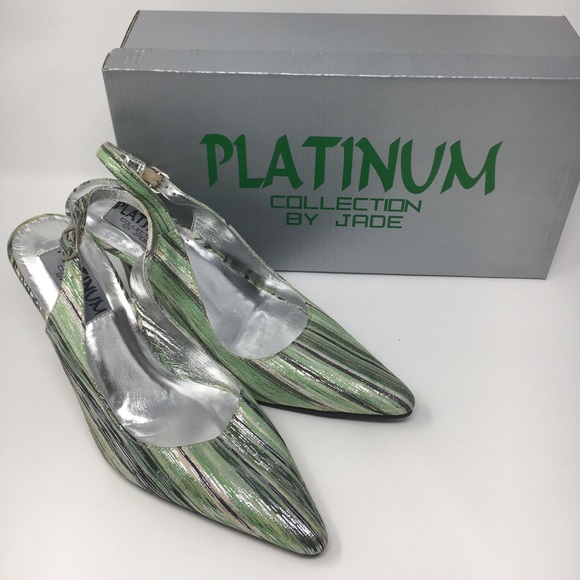 Platinum Collection by Jade Green Multicolor Fabri - Picture 1 of 16